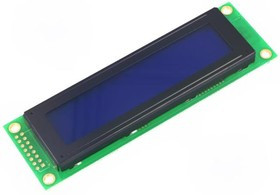 DEM 20231SBH-PW-N, Дисплей ЖКД, алфавитно-цифровой, STN Positive, 20x2, LED, PIN 16