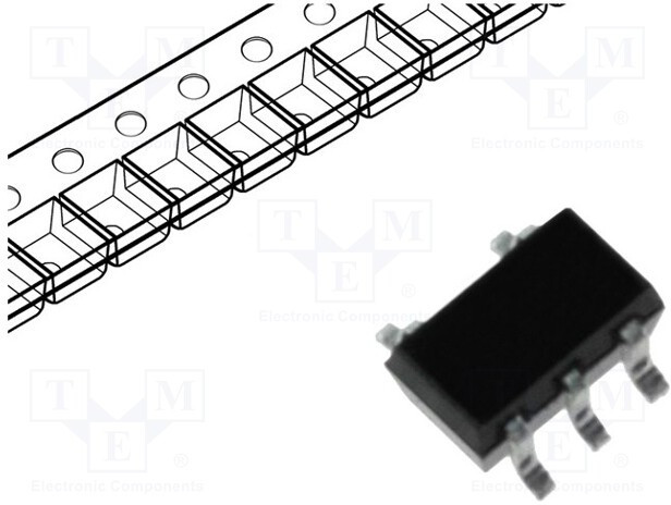 74AUP1G34SE-7, IC: digital; buffer,non-inverting; Ch: 1; SMD; SOT353; AUP; 0.9uA