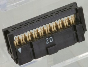 PS-26SM-D4P1-1D, 26-Way IDC Connector Socket for Cable Mount, 2-Row