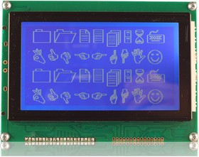 MC240128A6W-BNMLW-V2, Графический ЖК-дисплей, 240 x 128 Pixels, Белый на Черном, 5В, Параллельный, Передающий