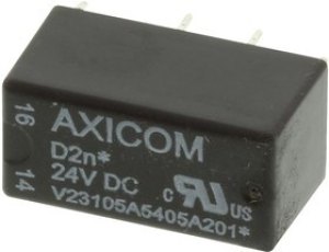 1393793-9, Signal Relay D2n, 2CO, DC, 24V, 3A, 1.44kOhm 1393793-9, Signal Relay D2n, 2CO, DC, 24V, 3A, 1.44kOhm