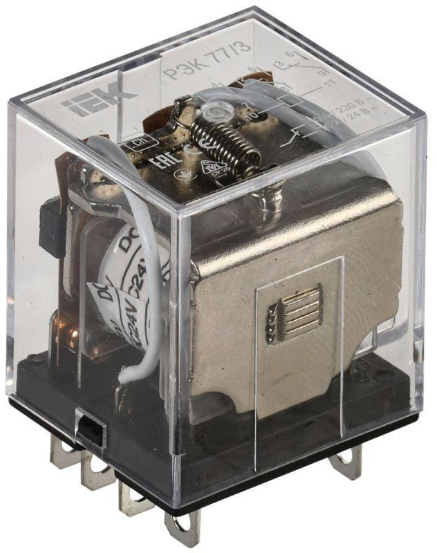RRP10-3-10-024D, Реле РЭК77/3(LY3) 10А 24В DC IEK