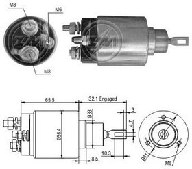 ZM977, Втягивающее реле