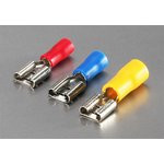 РПИ-М 2,5-(6,3) (РПИ-М 2.5-7-0.8), Разъем плоский изолированный (мама) синий 1.5-2.5 мм²