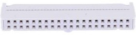 6257303, IDC Connector, Right Angle, Socket, White, 1A, Contacts - 40