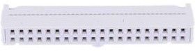 6257303, IDC Connector, Right Angle, Socket, White, 1A, Contacts - 40