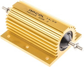 HS200 22R J, 22 200W Wire Wound Chassis Mount Resistor HS200 22R J ±5%