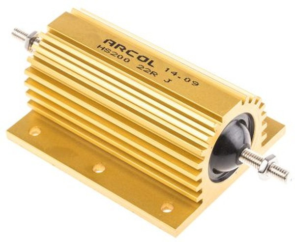 HS200 22R J, 22 200W Wire Wound Chassis Mount Resistor HS200 22R J ±5% HS200 22R J, 22 200W Wire Wound Chassis Mount Resistor HS200 22R J ±5%