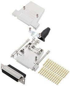 6355-0069-13, DB-25 Socket D-Sub Connector Kit, Steel
