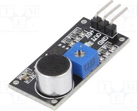 OKY3138, Датчик: звука; цифровой; 3,3 5ВDC; IC: LM393; 23x17x15мм OKY3138, Датчик: звука; цифровой; 3,3 5ВDC; IC: LM393; 23x17x15мм