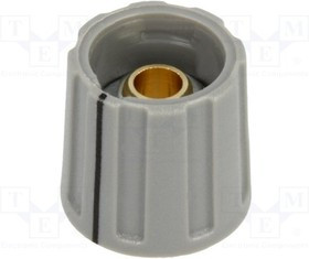 A2616068, Ручка, с указателем, ABS, Диаметр оси 6мм, черный, Ось гладкая