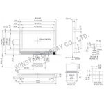 WO12864D3-TFH#, ЖКИ графич, 128x64, подсв. Белая, , 6 o'cl.