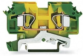 282-607, TERMINAL BLOCK, DIN RAIL, 2 POSITION, 24-10AWG