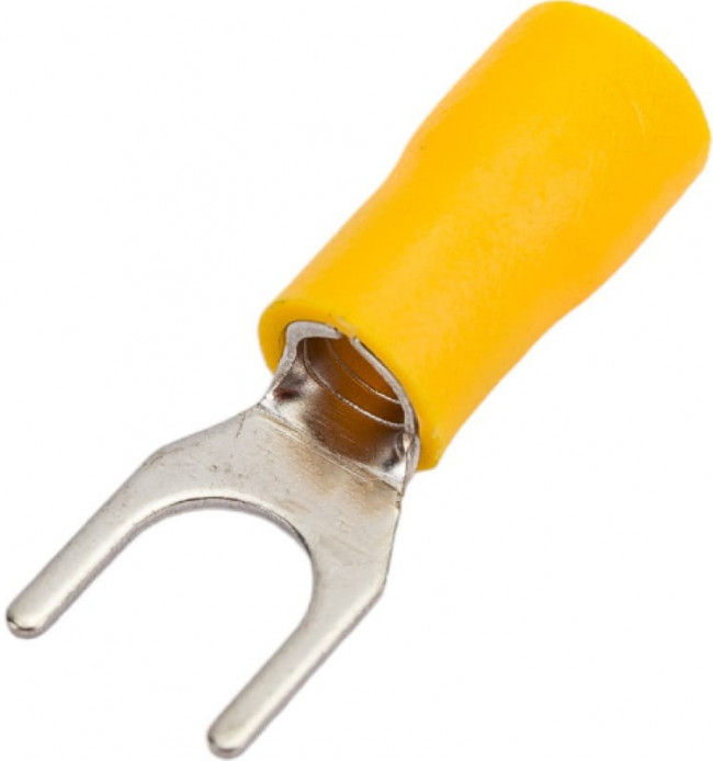 Наконечник вилочный изолированный НВИ 6-6, LD404-606 (ОПТ упаковка 100 шт) 39430