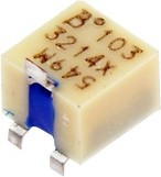 3214X-1-501, 500 Ом, 5 оборотов, Резистор подстроечный