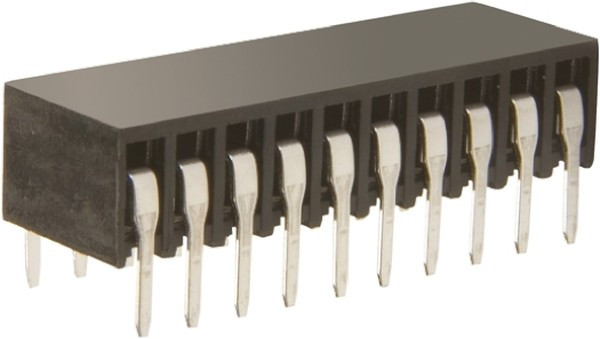 M20-7881046, PCB Receptacle, Board-to-Board, 2.54 мм, 2 ряд(-ов), 20 контакт(-ов), Монтаж в Сквозное Отверстие