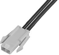 215320-1022, Rectangular Cable Assemblies MINIFIT JR SR R-R 2CKT 300MM Sn