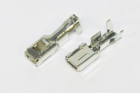 Клемма розетка, 4,8x0,8, 1,0-1,5мм2, латунь