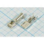 Клемма розетка, 4,8x0,8, 1,0-1,5мм2, латунь