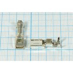 Клемма розетка, 4,8x0,8, 1,0-1,5мм2, латунь