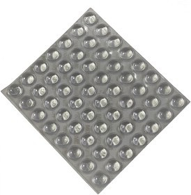 5503 (аналог SJ5303) Ножки клейкие прозрачные 11,2 х 5,1 мм полусфера 121 шт