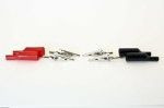 010014, Alligator Clip, Steel Contact, 10A, Black, Red
