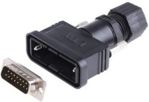SDB-15BMMA-SL7001, SDB 15 Way Cable Mount D-sub Connector Plug SDB-15BMMA-SL7001, SDB 15 Way Cable Mount D-sub Connector Plug