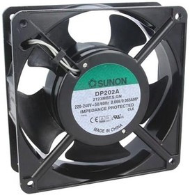 DP202A2123MBTS, Вентилятор осевой; 230В AC; 119x119x38,5мм; 134м3/ч; 42дБА