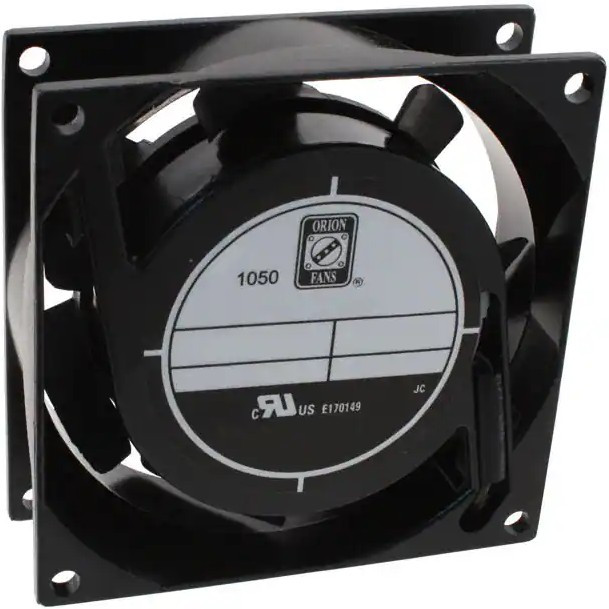 OA825AP-11-2TB, AC Fans Axial Fan, 80x80x25mm, 115VAC, 18CFM, 6W, 24dBA, 2300RPM, Ball, Lead Wires