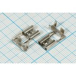 Клемма розетка, 6,4x0,8, 1-2,5мм2, латунь, угловая