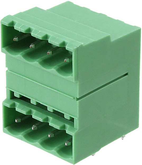 1736713, Pluggable Terminal Blocks 4 Pos 5.08mm pitch Through Hole Header