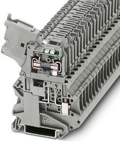 3074172, DIN Rail Terminal Blocks UT 4-HESILED 24 (5X20) GY