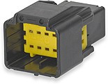 98823-1011, Automotive Connector Plug 10 Way, Crimp Termination