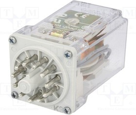 R15-3P-42VDC, Реле: электромагнитное, 3PDT, Uобмотки: 42VDC, 10A/250VAC, 20А