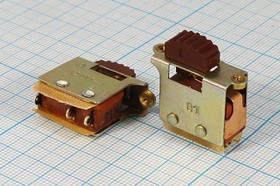 Переключатель движковый, 20x11h6.5, контакты 3C, 0.3А, 125В, SPDT, 2 отверстия M2.5, ПДМ1-1М Переключатель движковый, 20x11h6.5, контакты 3C, 0.3А, 125В, SPDT, 2 отверстия M2.5, ПДМ1-1М