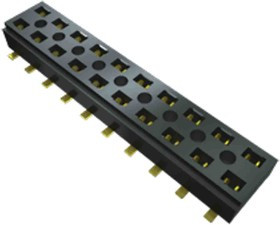 CLT-104-02-F-D-A, CLT Series Straight Surface Mount PCB Socket, 8-Contact, 2-Row, 2mm Pitch, Solder Termination