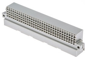364918 / 364918-E, PRESS 128 Way 2.54mm Pitch, Type CD Class C2, 4 Row, Right Angle DIN 41612 Connector, Plug