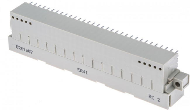 364918 / 364918-E, PRESS 128 Way 2.54mm Pitch, Type CD Class C2, 4 Row, Right Angle DIN 41612 Connector, Plug 364918 / 364918-E, PRESS 128 Way 2.54mm Pitch, Type CD Class C2, 4 Row, Right Angle DIN 41612 Connector, Plug