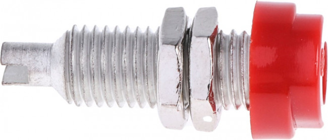 930175101, Red Female Banana Socket, 4 mm Connector, Solder Termination, 16A, 30 V ac, 60V dc, Tin