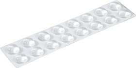 SJ5303 (OBSOLETE), Ножки клейкие (амортизатор) 5х11, прозрачные, (16шт.)