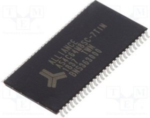 AS4C64M8SC-7TIN, IC: память DRAM; 64Мx8бит; 3,3В; 133МГц; TSOP54 II; -40?85°C; лоток AS4C64M8SC-7TIN, IC: память DRAM; 64Мx8бит; 3,3В; 133МГц; TSOP54 II; -40?85°C; лоток