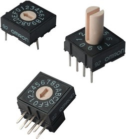 A6RV-102RF, DIP Switches / SIP Switches BCD 3X3 SIDE ACT FLT