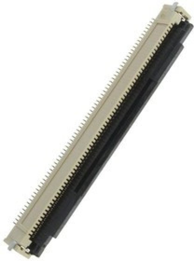 502790-6491, FFC &amp; FPC Connectors 0.5 FPC ZIF E/O BTMH Assy64CktEmbsTpPkg
