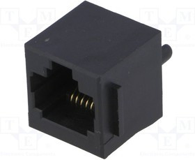RJ45GP, Гнездо, RJ45, PIN: 8, со стопором панели, полиэфир, позолота, THT