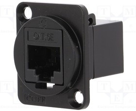 CP30220MB, Соединитель, FT, Кат: 5e, Конф: 8p8c, гнездо RJ45, с обеих сторон