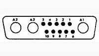 5-208811-1, D-Sub MIL Spec Connectors 13C3 RECPT, CRIMP