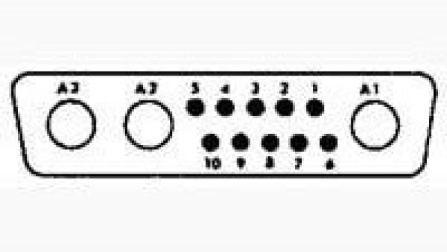 5-208811-1, D-Sub MIL Spec Connectors 13C3 RECPT, CRIMP
