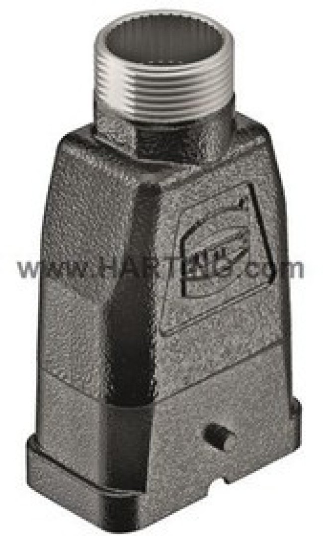 19127080411, Han-Compact Heavy Duty Power Connector Hood, M25 Thread 19127080411, Han-Compact Heavy Duty Power Connector Hood, M25 Thread