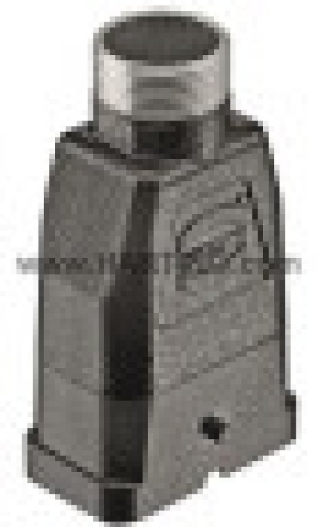 19127080411, Han-Compact Heavy Duty Power Connector Hood, M25 Thread 19127080411, Han-Compact Heavy Duty Power Connector Hood, M25 Thread