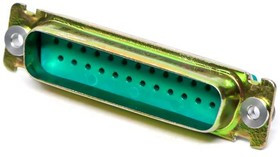 DBMAF25P, D-Sub Standard Connectors DSUB 25 M CRIMP FLOA G30 ZIN
